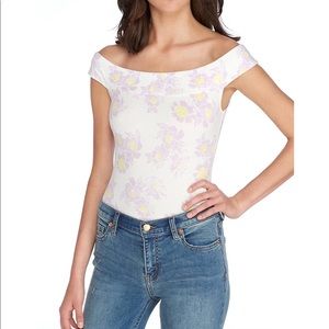 Free People off the shoulder bodysuit